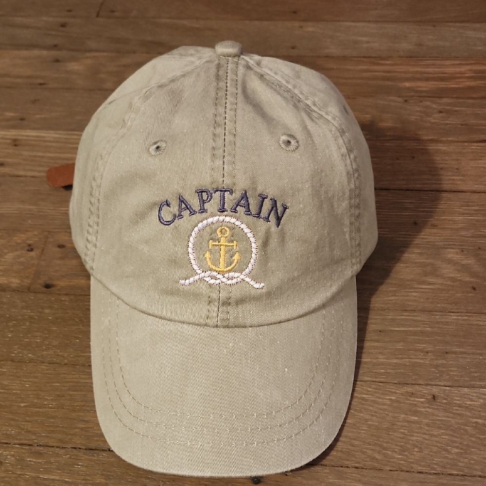 Captain Hat: By Adams - Tan NWT Adult